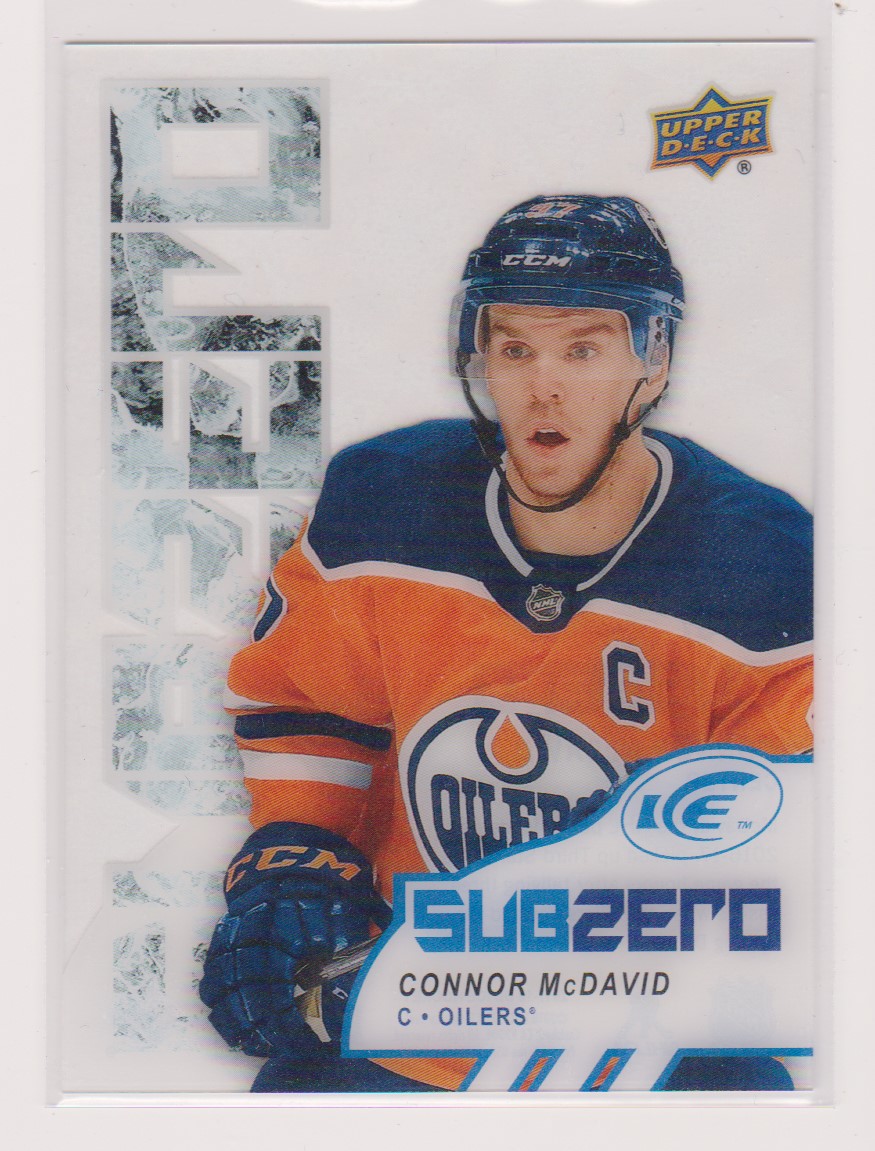 (image for) 2017-18 Upper Deck Ice Sub Zero #SZ37 Connor McDavid